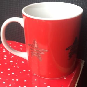 Ponette Red Star Vintage Holiday Mugs - Set of Three